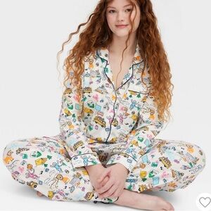 Roadtrip Pajama Set‎ Blue/Yellow/Pink - Roller Rabbit x Target